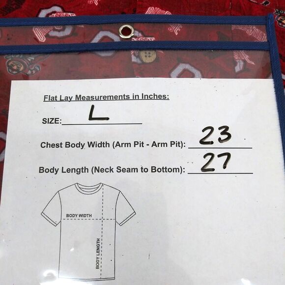 Ohio State Buckeyes Shirt Mens Large Red Short Sleeve Button Down 100% Rayon - Picture 8 of 8